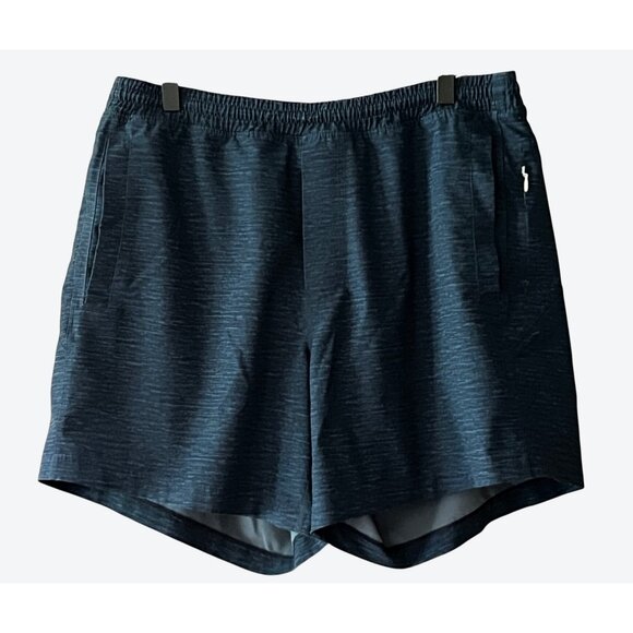 Birddogs Men's XL Heathered Navy Blue Lined Active Gym Shorts 32 - 34" x 6" - Picture 1 of 4